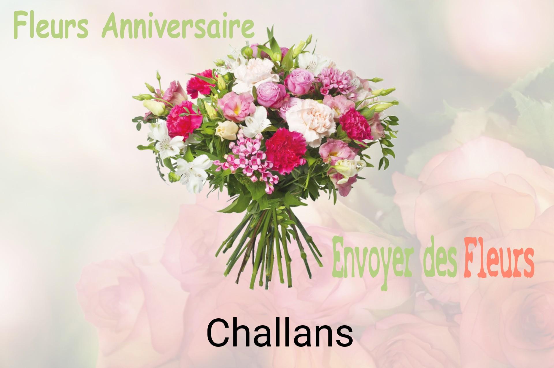 Bouquet de fleurs d’anniversaire livré à Challans